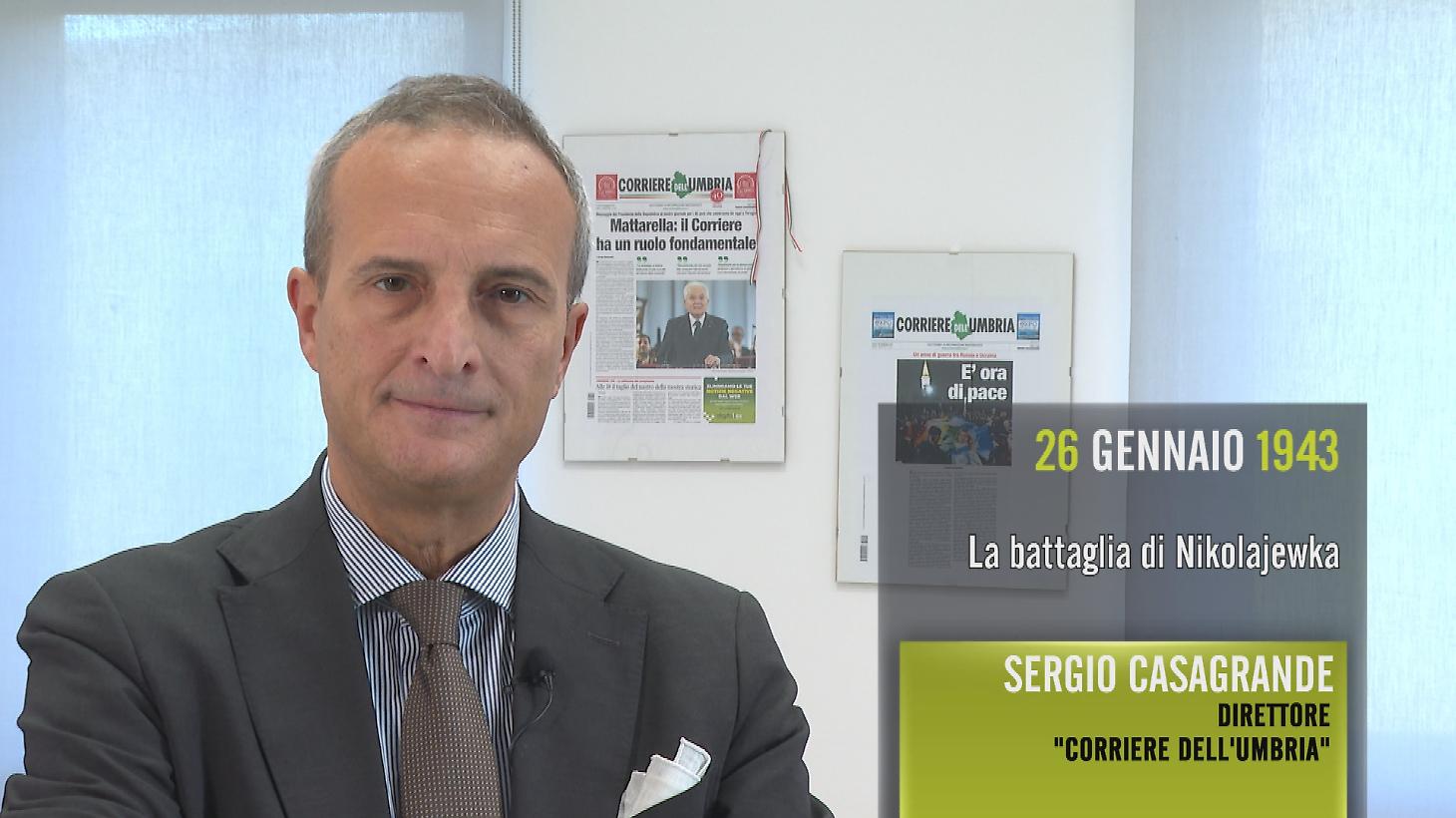 Domani a Rai Storia il Corriere ricorda la disfatta dell'Armir: al via la settimana di editoriali del direttore Casagrande