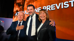 Arezzo, Salvini a Perugia: "Stazione di Creti nel 2029, opera da 79 milioni, 14 coppie di treni AV"
