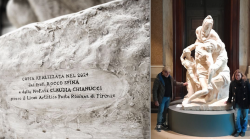 Scultrice realizza copia della Pietà Bandini di Michelangelo, esposta ai Musei Vaticani stabilmente