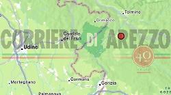 Scossa di terremoto tra Friuli e Slovenia: alle ore 18.25 magnitudo 3.1