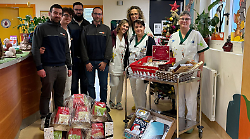 Arezzo, offerta alla pediatria dell'ospedale San Donato dai lavoratori della Riacewax