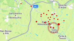 Terremoto, paura a Siena: scosse in sequenza. La più forte di magnitudo 3.1