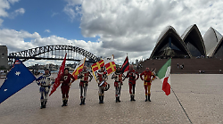 Gli Sbandieratori di Arezzo in Australia: il gruppo protagonista al National multicultural festival di Canberra
 