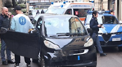 Pedone investito ai Bastioni soccorso dal 118, rilievi della polizia municipale