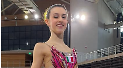L'aretina Ginevra Bindi medaglia di bronzo alle clavette all'Aphrodite Cup