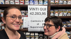 Vince 42 mila euro al Superenalotto con la schedina giocata in extremis al momento della chiusura della tabaccheria