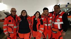 La squadra dei "nottambuli" intervenuta in A1 per la maxi emergenza con oltre 60 persone coinvolte, il grazie della Croce Bianca ai soccorritori