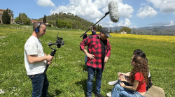 Uno Mattina in Famiglia (Rai Uno), liceali di Arezzo nel format Ragazzi fuori con l'inviato Pieri a Romena e Camaldoli