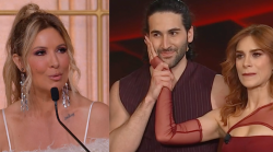 Selvaggia Lucarelli corteggiata da Yuri. Lei: "Ce stai a provà?". Lui: "Perché no, siamo anche vicini di camerino". Siparietto a Sognando Balando con le Stelle