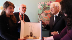 Le immagini della visita del presidente della Repubblica nel borgo dove i nemici diventano amici