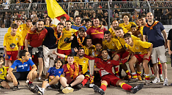 Porta Romana batte il Cassero e vince il torneo di calcio a 7 dei Rioni: ecco i giocatori giallorossi protagonisti del successo