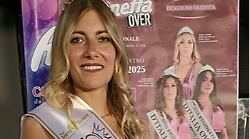 Francesca Bruni di Cortona alle finali nazionali di Miss Reginetta d'Italia Over