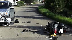 Moto e scooter, incidenti no stop.  Un altro ferito, 49 anni. In due giorni un decesso e due persone in ospedale