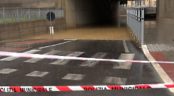 Sopralluogo al Baldaccio: un piano per evitare gli allagamenti del tunnel. Il problema Pescaiola
