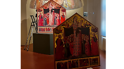 La Madonna della Misericordia (Parri di Spinello) in trasferta in Germania, al suo posto una copia
