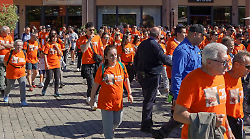 Run For Franci per ricordare l'amico scomparso. Tanta gente alla camminata a Foiano