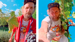 Jovanotti vendemmia nella sua tenuta, tra sorrisi, musica, animali e un piccolo incidente. Il video