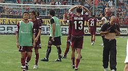 L'Arezzo di Conte e Sarri retrocede in serie C1. Ce lo manda la Juve che perde in casa