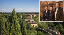Il Borro, albergo diffuso della famiglia Ferragamo, entra nella hit degli hotel con due chiavi Michelin