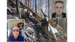 Morti con l'elicottero, ecco le foto del rottame bruciato. Le due ipotesi sulle cause dell'incidente