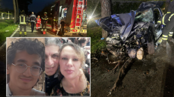 Morto a 22 anni nell'auto contro un pino, la mamma: "Ragazzi alzate il piede dall'acceleratore, in quella bara ci siamo anche noi.  Adri ragazzo splendido"