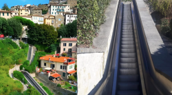 Cortona avrà finalmente le scale mobili coperte: costo dell'opera 400 mila euro per proteggere l'impianto ed evitare i guasti