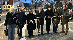 Ecco la nuova piazza Giotto. Il sindaco Ghinelli: "Luogo identitario per la vita degli aretini"