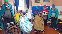 Presepe vivente e i protagonisti sono gli ospiti della Casa Pia Fossombroni di Arezzo