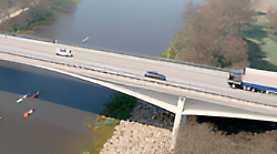 Nuovo ponte di Buriano, via ai lavori con la posa della prima pietra