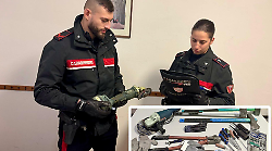 Ladri all'assalto delle villette, ma trovano i carabinieri. Speronamento e fuga nei campi: un arresto e caccia al resto della banda