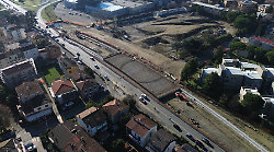 Via Fiorentina si prepara al cambio: dopo il collaudo della copertura del tunnel pi&ugrave; vicino lo spostamento delle corsie