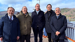 Il prefetto Di Nuzzo all'invaso di Montedoglio. La risorsa acqua, la diga e i progetti turistici nell'incontro con gli amministratori locali