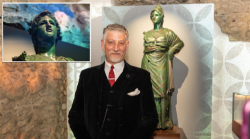 Il ministro della Cultura Giuli: "Ecco a voi la Minerva simbolo di ingegno e laboriosit&agrave;". La dea, lo spritz e la promessa mantenuta