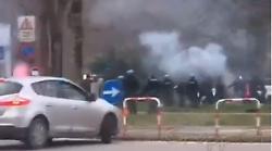 Tentativo di aggressione da parte dei tifosi dell'Arezzo a quelli del Ravenna