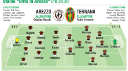 Arezzo, altra notte per volare: arriva la Ternana. Partita da vincere per correre verso la B