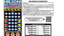 Gratta e vinci pazzesco: sei milioni di euro. Arriva il nuovo gioco: Milioni di diamanti