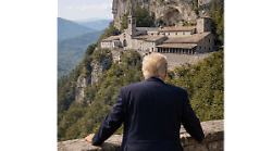 Trump in visita in incognito per la settimana santa, ma &egrave; un pesce d'aprile delle Foreste Casentinesi 