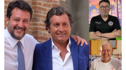 Ex calciatore amaranto con la Lega e arriva Matteo Salvini per la presentazione della lista