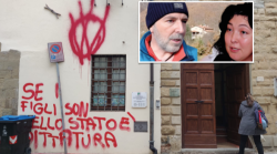 I bambini tolti alla famiglia, il centro storico imbrattato di rosso, le indagini. Il punto sul caso Caprese