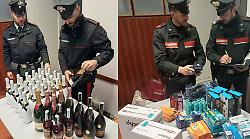 Ladri di champagne, aspirapolvere e cosmetici: pregiudicati scoperti e arrestati dai carabinieri