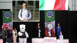 Ginnastica, Ginevra Bindi &egrave; campionessa italiana: a Chieti il trionfo dell'atleta aretina