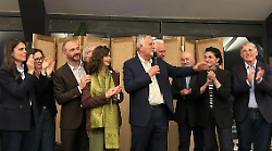 Con Bonaccini e Giani in 650 alla cena elettorale all'Equestrian di Arezzo per la candidatura a sindaco di Vincenzo Ceccarelli