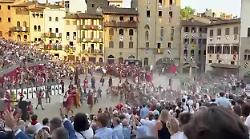 Porta del Foro, gioia allo stato puro: il momento in cui l'araldo ufficializza la vittoria della Lancia d'oro