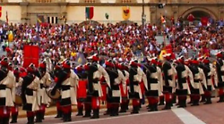 Arezzo, Musici e Sbandieratori insieme alla Città del Natale. E arriva anche Coldiretti