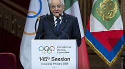 Mattarella "Sport &egrave; incontro in pace, la tregua olimpica sia rispettata ovunque"