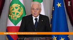 Mattarella "La legge del pi&ugrave; forte semina lutti e distruzioni"