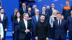 Meloni a Tirana per vertice Comunit&agrave; Politica Europea, la foto di gruppo con i leader