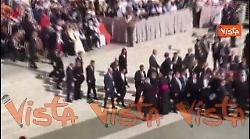 Il Presidente della Camera Fontana arriva a San Pietro per la Messa di insediamento Papa Leone XIV