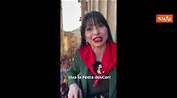 Stefania Proietti (Umbria) a Gubbio per Festa dei Ceri: "Evento che rende Regione orgogliosa"