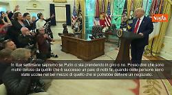 Trump: Putin vuole la pace? Lo scopriremo presto. Sapremo in due settimane se ci prende in giro
